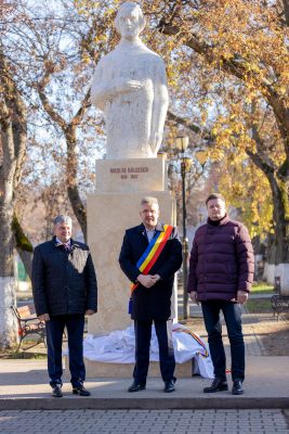 Am spus PREZENT! astăzi la evenimentul de dezvelire a statuii liderului pașoptist Nicolae Bălcescu